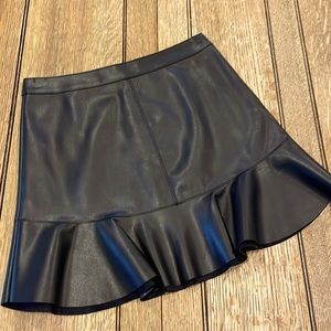 BB Dakota faux leather skirt